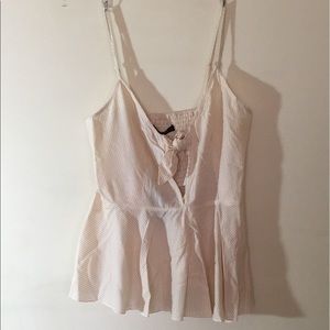 Knitted Stripes Cami Tank Top